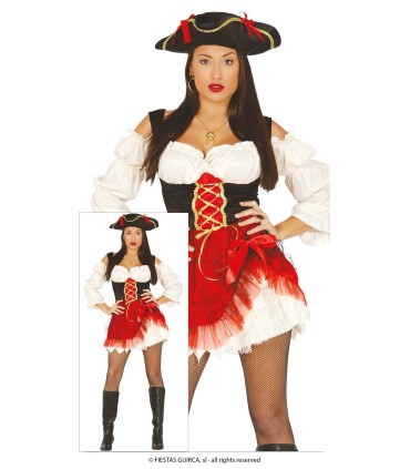 DISFRAZ DE PIRATA CHARLOTTE ADULTA
