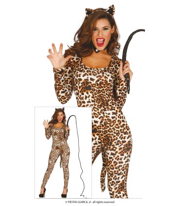 DISFRAZ DE LEOPARDA ADULTA SPANDEX