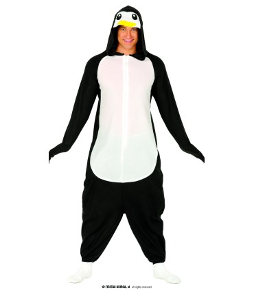DISFRAZ DE PIJAMA PINGÜINO ADULTA