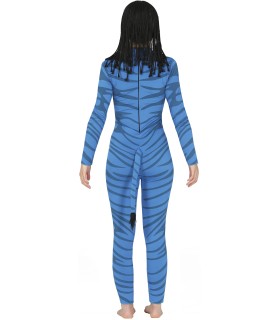 DISFRAZ DE FELINA AZUL