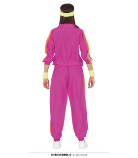 DISFRAZ DE GIMNASTA MUJER ROSA