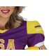 DISFRAZ DE JUGADORA DE RUGBY MORADA