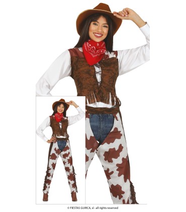 DISFRAZ DE VAQUERA - COWBOY MUJER