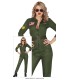 DISFRAZ DE PILOTO MUJER - TOP GUN
