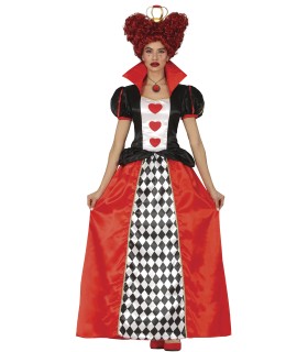 DISFRAZ DE REINA DAMA CORAZONES