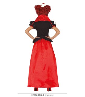 DISFRAZ DE REINA DAMA CORAZONES