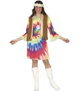 DISFRAZ DE HIPPIE MUJER