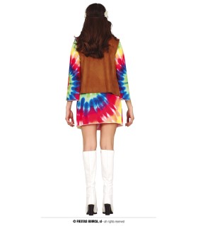 DISFRAZ DE HIPPIE MUJER
