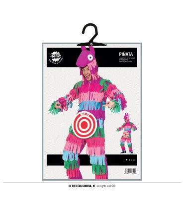 DISFRAZ DE PIÑATA ADULTO T-L