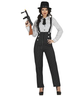 DISFRAZ DE GANGSTER MUJER