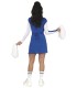 DISFRAZ CHEERLEADER AZUL ADULTA