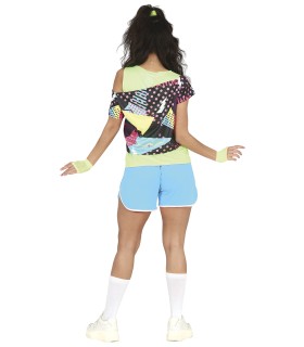 DISFRAZ DE GIMNASTA DE LOS 80 ADULTA