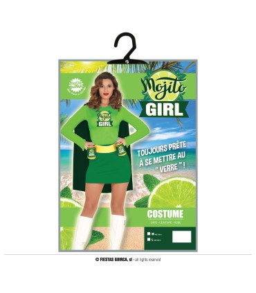 DISFRAZ MISS MOJITO ADULTA
