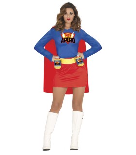 DISFRAZ DE MISS APERO ADULTA