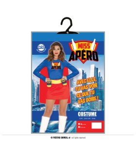 DISFRAZ DE MISS APERO ADULTA