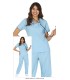 Disfraz de Enfermera Azul Adulta