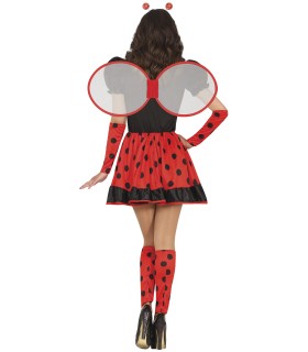 MARIQUITA  CON ALAS FALDA  CORTA  ADULTO