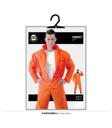 DISFRAZ DE CONVICTO ADULTO