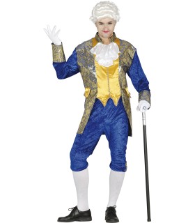 DISFRAZ DE MARQUÉS AZUL ADULTO