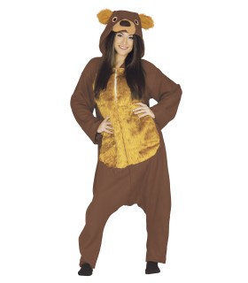 DISFRAZ DE PIJAMA OSO ADULTO TALLA L-XL 52-56
