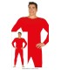 DISFRAZ DE MAILLOT ROJO HOMBRE SPANDEX