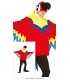 DISFRAZ DE LORO ADULTO TALLA L 52-54