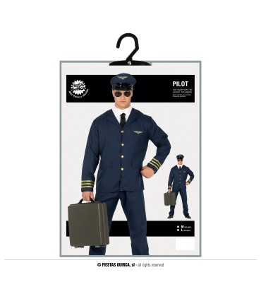 DISFRAZ DE PILOTO ADULTO