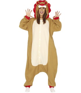 DISFRAZ DE PIJAMA LEON ADULTO