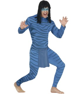 DISFRAZ DE FELINO AZUL T-M AVATAR