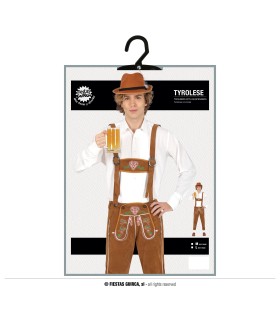 DISFRAZ DE TIROLES MARRON