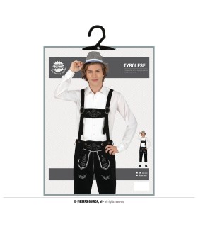 DISFRAZ DE TIROLES MARRON OSCURO
