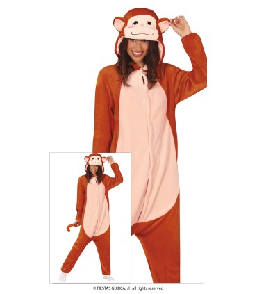 DISFRAZ DE MONO PIJAMA UNISEX