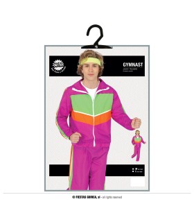 DISFRAZ DE GIMNASTA HOMBRE ROSA
