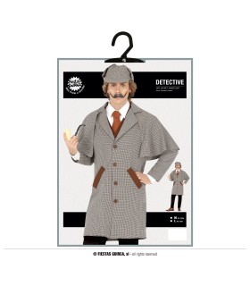 DISFRAZ DE DETECTIVE INVESTIGADOR SHERLOCK HOLMES