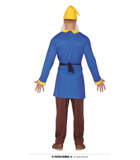 DISFRAZ DE ENANITO CHAQUETA AZUL