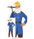 DISFRAZ DE ENANITO CHAQUETA AZUL