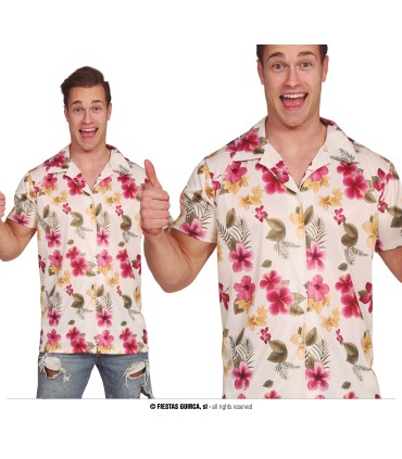 CAMISA HAWAIANA FLORES