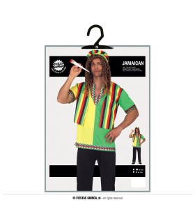 DISFRAZ DE JAMAICANO ADULTO