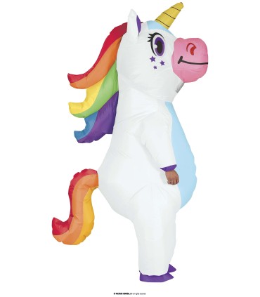 DISFRAZ HINCHABLE UNICORNIO