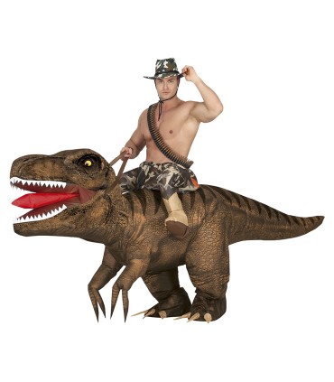 DISFRAZ HICHABLE DINOSAURIO MONTADO