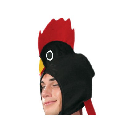 DISFRAZ DE GALLO NEGRO ADULTO T-L
