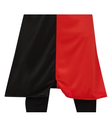 CABALLERO MEDIEVAL ROJO Y NEGRO  ADULTO