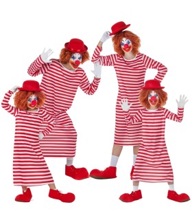 Familia Payasos Rayas