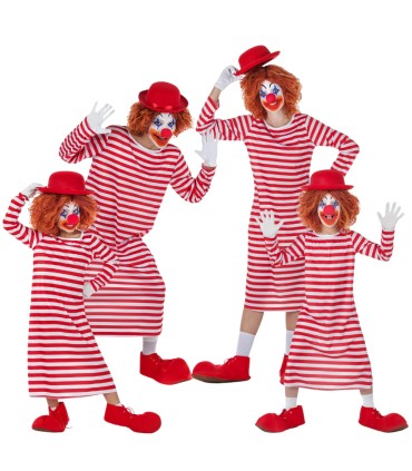 Familia Payasos Rayas