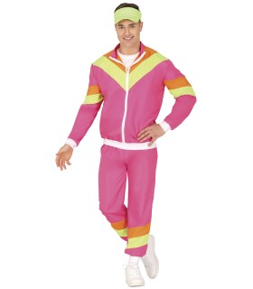 CHANDAL ROSA NEON AÑOS 80 ADULTO