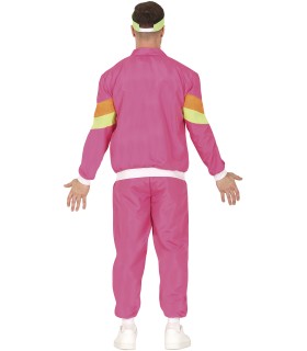 CHANDAL ROSA NEON AÑOS 80 ADULTO