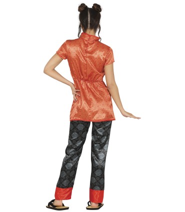CHINA ROJA CON PANTALON NEGRO ADULTA