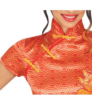CHINA ROJA CON PANTALON NEGRO ADULTA