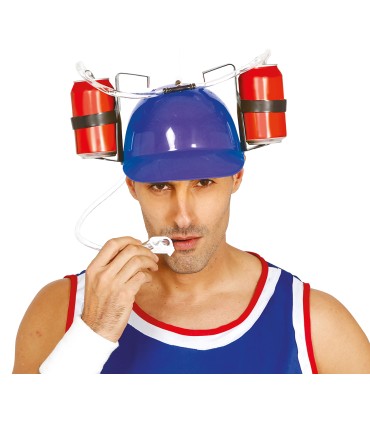Casco para Bebidas Rojo-Amarillo-Azul