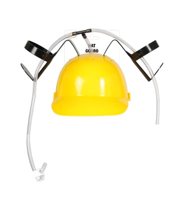 Casco para Bebidas Rojo-Amarillo-Azul